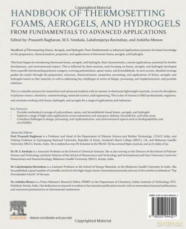 Handbook of Thermosetting Foams, Aerogels, and Hydrogels: From Fundamentals to Advanced Applications - Prasanth Raghavan [KSIĄŻKA]