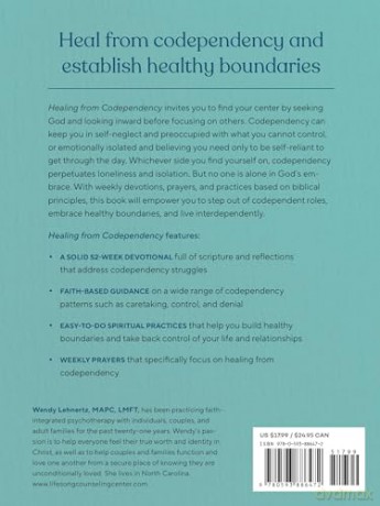 Healing from Codependency: A Devotional with Prayers and Practices for Healthy Boundaries - Wendy Lehnertz [KSIĄŻKA]