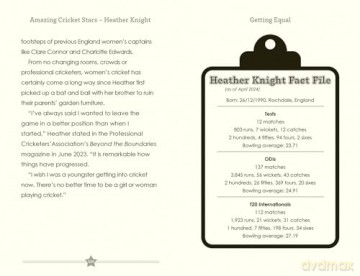 Heather Knight: A new illustrated children's sports series packed with facts about cricket icons: Book 3 (Amazing Cricket Stars) - Clive Gifford [KSIĄŻKA]