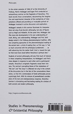Heraclitus Seminar (Studies in Phenomenology and Existential Philosophy) - Heidegger [KSIĄŻKA]
