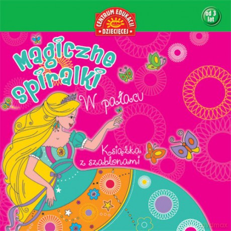 W Pałacu Magiczne Spiralki Książka Z Szablonami [KSIĄŻKA]