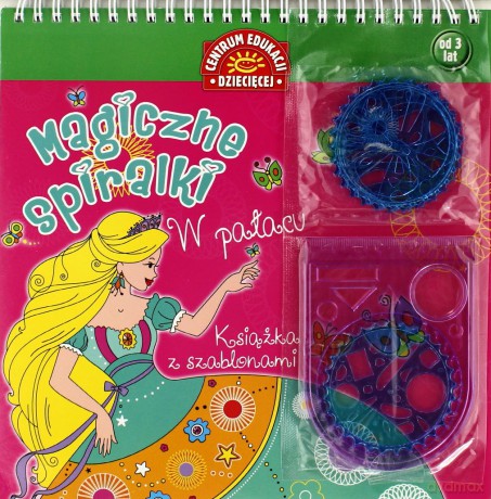 W Pałacu Magiczne Spiralki Książka Z Szablonami [KSIĄŻKA]