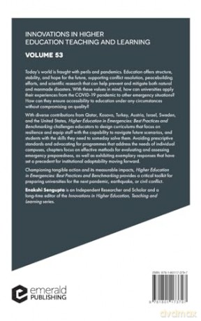 Higher Education in Emergencies: Best Practices and Benchmarking: 53 (Innovations in Higher Education Teaching and Learning, 53) - Enakshi Sengupta [KSIĄŻKA]