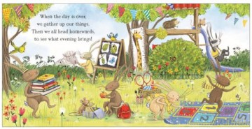 Hooray! It's Our First Day: A Lift-the-Flap Adventure (The Bunny Adventures) - Martha Mumford [KSIĄŻKA]