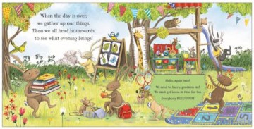 Hooray! It's Our First Day: A Lift-the-Flap Adventure (The Bunny Adventures) - Martha Mumford [KSIĄŻKA]