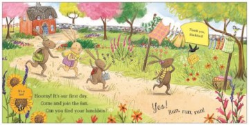 Hooray! It's Our First Day: A Lift-the-Flap Adventure (The Bunny Adventures) - Martha Mumford [KSIĄŻKA]