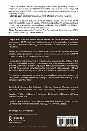 Human Resource Management: A Critical Approach - David G. Collings [KSIĄŻKA]