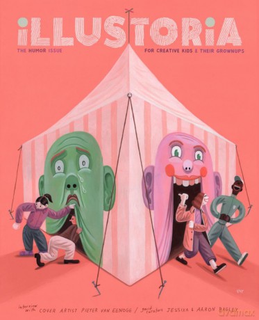 Illustoria: Humor: Issue #21: Stories, Comics, Diy, for Creative Kids and Their Grownups - Elizabeth Haidle [KSIĄŻKA]