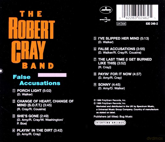 Robert Cray: False Accusations [CD]