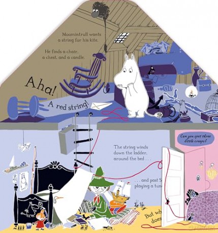 In the Moominhouse: A Lift-the-Flap Moomin Story - Tove Jansson [KSIĄŻKA]