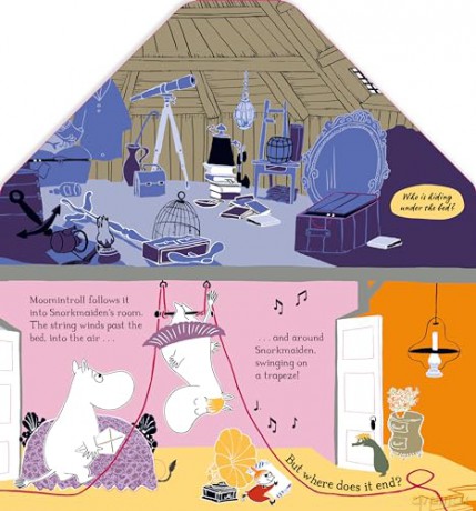 In the Moominhouse: A Lift-the-Flap Moomin Story - Tove Jansson [KSIĄŻKA]