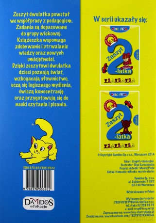Zeszyt 2-Latka Część 3 [KSIĄŻKA]