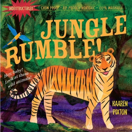 Indestructibles: Jungle Rumble!: Chew Proof E Rip Proof E Nontoxic E 100% Washable (Book for Babies, Newborn Books, Safe to Chew) - Pixton Amy [KSIĄŻKA]