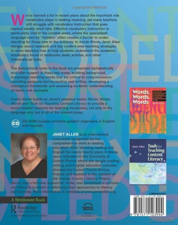 Inside Words: Tools for Teaching Academic Vocabulary, Grades 4-12 [KSIĄŻKA]