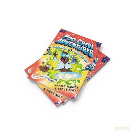 Journey to Poo-topia: A hilariously funny illustrated comic graphic novel for children new for 2024 (Poo Crew Adventures) - James Turner [KSIĄŻKA]
