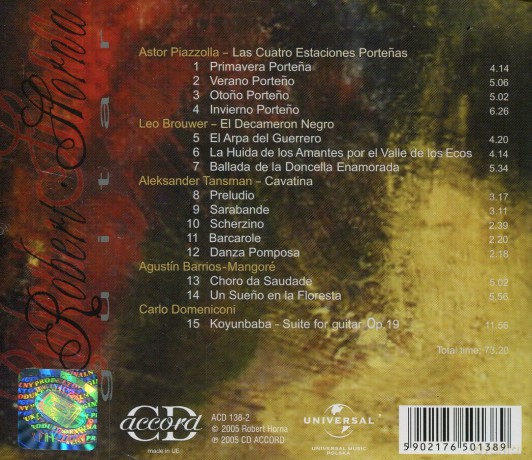 Robert Horna: Las Cuatro Estaciones Portenas [CD]