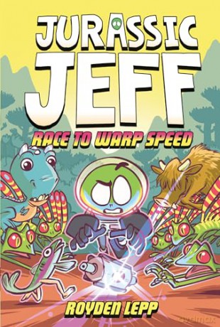 Jurassic Jeff: Race to Warp Speed: (A Graphic Novel) ((Jurassic Jeff Book 2)) (Jeff in the Jurassic) - Royden Lepp [KSIĄŻKA]