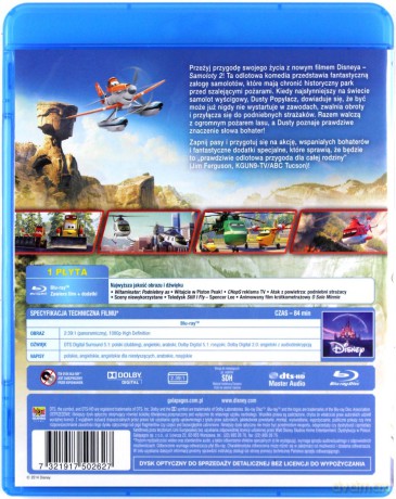 Samoloty 2 (Disney) [Blu-Ray]