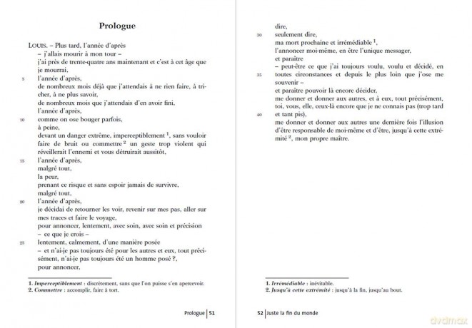 Juste la fin du monde: PROGRAMME NOUVEAU BAC 2021 1ere - Parcours "Crise personnelle, crise familiale" - Jean-Luc Lagarce [KSIĄŻKA]