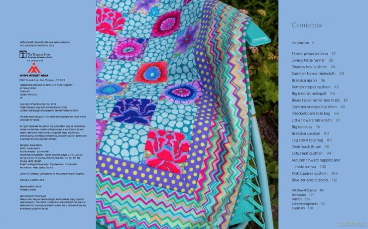 Kaffe Fassett's Brilliant Little Patchwork Collection: 20 Patchwork Projects Using Kaffe Fassett Fabrics - Kaffe Fassett [KSIĄŻKA]
