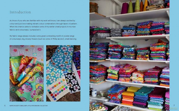 Kaffe Fassett's Brilliant Little Patchwork Collection: 20 Patchwork Projects Using Kaffe Fassett Fabrics - Kaffe Fassett [KSIĄŻKA]