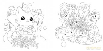 Kawaii Colouring Book - Igloo Books [KSIĄŻKA]