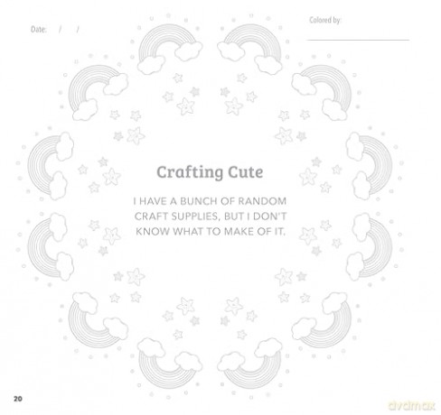 Kawaii Mandala Coloring Book: 32 Super Cute Designs that Bring Joy and Happiness - Dani Banani [KSIĄŻKA]