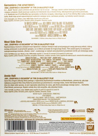 West Side Story / Garsoniera / Annie Hall [BOX] [3DVD]