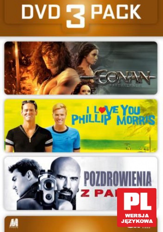 Conan Barbarzyńca / I Love You Phillip Morris / Pozdrowienia z Paryża [BOX] [3DVD]