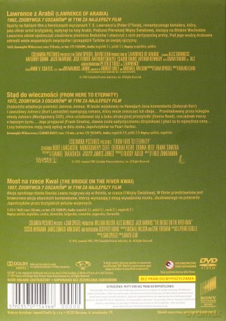 Lawrence z Arabii / Most na rzece Kwai / Stąd do wieczności [BOX] [3DVD]