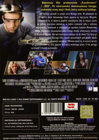 Człowiek na krawędzi (2011) [VCD]