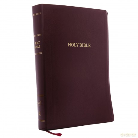 KJV Holy Bible: Super Giant Print with 43,000 Cross References, Burgundy Leather-look, Red Letter, Comfort Print: King James Version: Holy Bible, King James Version [KSIĄŻKA]