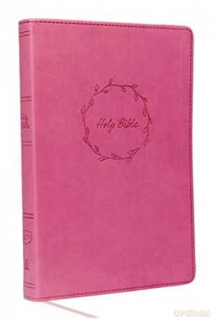 KJV Holy Bible: Value Large Print Thinline, Pink Leathersoft, Red Letter, Comfort Print [KSIĄŻKA]