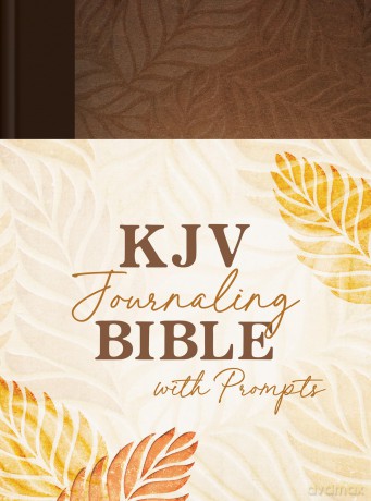 KJV Journaling Bible with Prompts (Copper Leaf) - Compiled By Barbour [KSIĄŻKA]