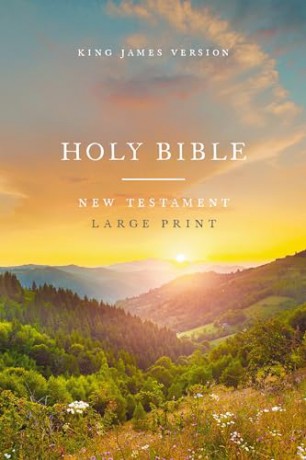 KJV Large Print Outreach New Testament Bible, Scenic Softcover, Comfort Print: King James Version Outreach New Testament, Comfort Print [KSIĄŻKA]