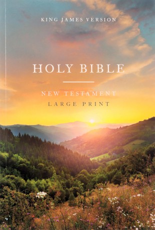 KJV Large Print Outreach New Testament Bible, Scenic Softcover, Comfort Print: King James Version Outreach New Testament, Comfort Print [KSIĄŻKA]