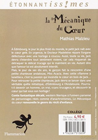 La mecanique du coeur: Le livre du film - Mathias Malzieu [KSIĄŻKA]