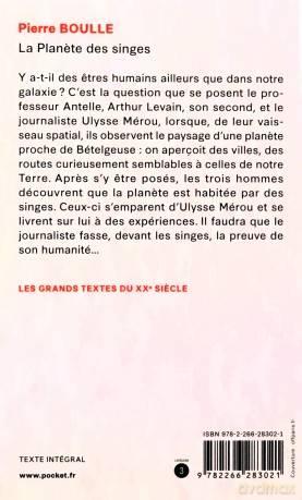 La planete des singes: Roman - Pierre Boulle [KSIĄŻKA]
