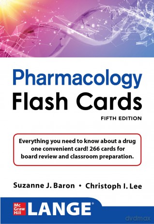 LANGE Pharmacology Flash Cards, Fifth Edition: Everything You Need to Know About a Drug in One Convenient Card!; 200 Two-sided Cards for USMLE Step 1 Board Review and Classroom Preparation - Baron [KSIĄŻKA]