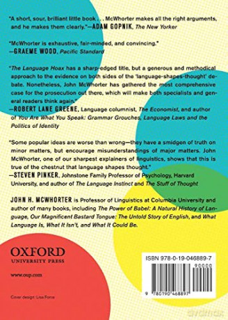 Language Hoax: Why the World Looks the Same in Any Language - John C Mcwhorter [KSIĄŻKA]