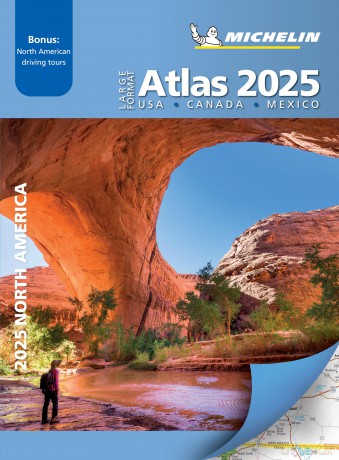 Large Format Atlas 2025 USA - Canada - Mexico (A3-Paperback): Map (Atlas (Michelin)) - Michelin