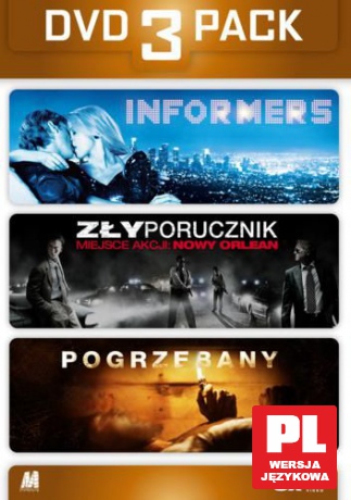 Informers / Zły porucznik / Pogrzebany [BOX] [3DVD]