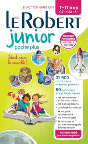 Le Robert Junior poche plus: Le dictionnaire des 7-11 ans [KSIĄŻKA]