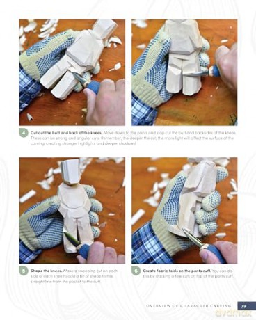 Learn to Whittle Fascinating People in Wood: Make Hundreds of Different Expressions with One Knife - Charles Banks [KSIĄŻKA]
