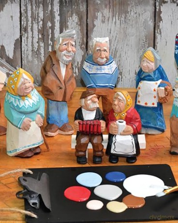 Learn to Whittle Fascinating People in Wood: Make Hundreds of Different Expressions with One Knife - Charles Banks [KSIĄŻKA]