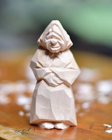 Learn to Whittle Fascinating People in Wood: Make Hundreds of Different Expressions with One Knife - Charles Banks [KSIĄŻKA]