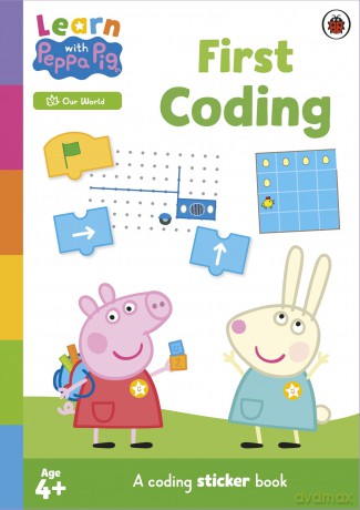 Learn with Peppa: First Coding sticker activity book - Peppa Pig [KSIĄŻKA]