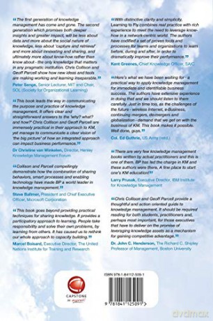 Learning to Fly 2e Practical Knowledge Management from Leading and Learning Organizations - Chris Collison [KSIĄŻKA]