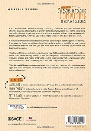 Lessons in Teaching Computing in Primary Schools - James Bird [KSIĄŻKA]