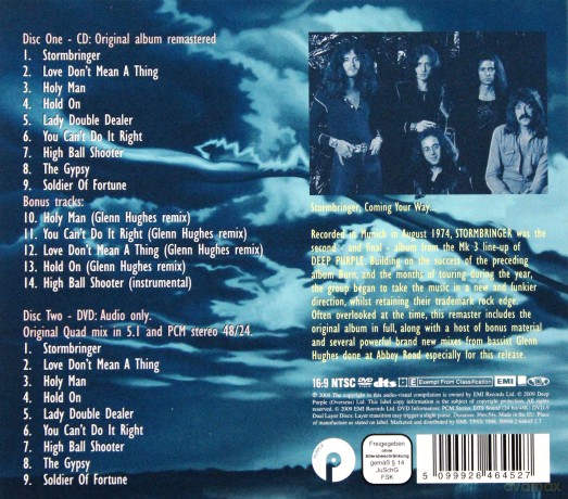 Deep Purple: Stormbringer (Limited) [CD]+[DVD]